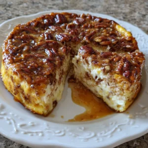 Crustless Maple-Pecan Cottage Cheese Pie