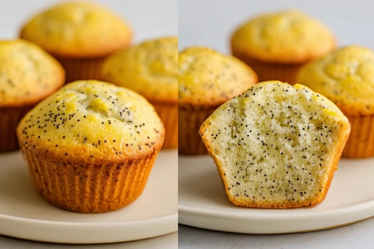 Lemon Poppy Seed Yogurt Muffins