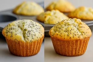 Lemon Poppy Seed Yogurt Muffins