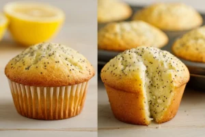 Lemon Poppy Seed Yogurt Muffins