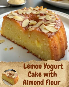 Lemon Yogurt Cake with Almond Flour