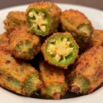 Pepper Jack Cheese Stuffed Fried Okra