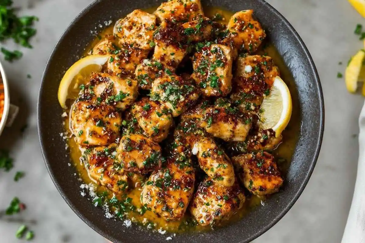 Texas Roadhouse-Inspired Garlic Butter Chicken Bites