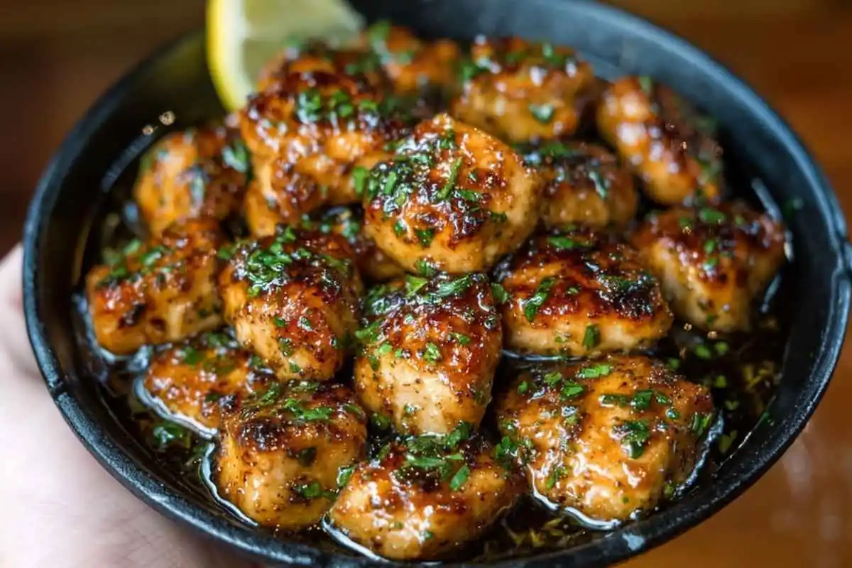 Texas Roadhouse-Inspired Garlic Butter Chicken Bites