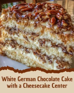 White German Chocolate Cake