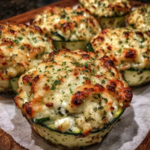 Zucchini–Cottage Cheese Parmesan Cups