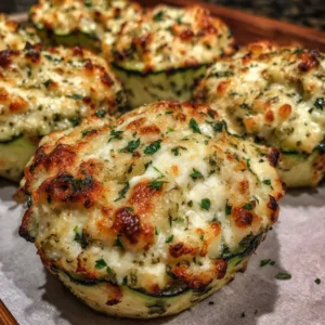 Zucchini–Cottage Cheese Parmesan Cups