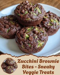 Zucchini Brownie Bites