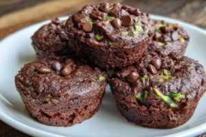 Zucchini Brownie Bites