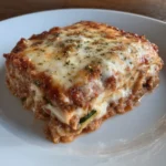 Zucchini Cottage Cheese Bake Lasagna-Style