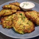 Zucchini Cottage-Cheese Fritters