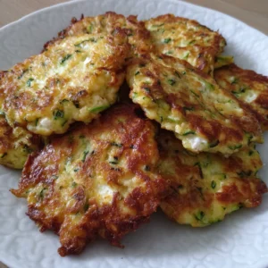 Zucchini Cottage-Cheese Fritters