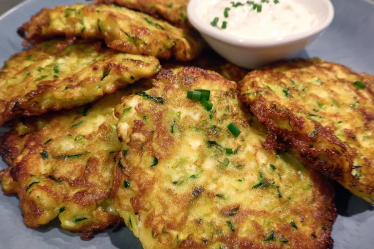 Zucchini Cottage-Cheese Fritters