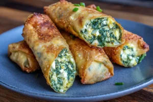 Spinach Egg Rolls 