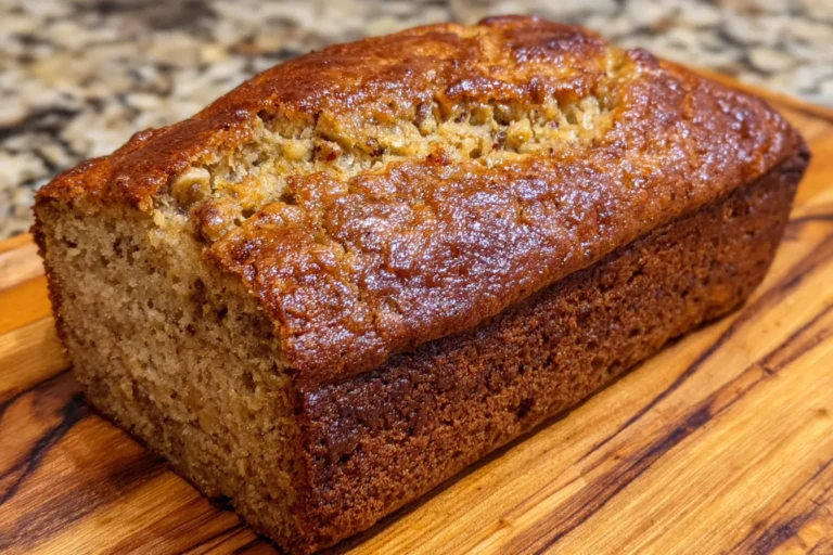 4-ingredient banana bread