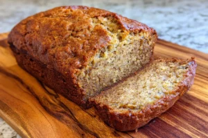 4-ingredient banana bread