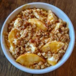 Baked Apple Cottage Cheese Crisp