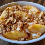 Baked Apple Cottage Cheese Crisp