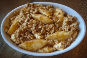 Baked Apple Cottage Cheese Crisp