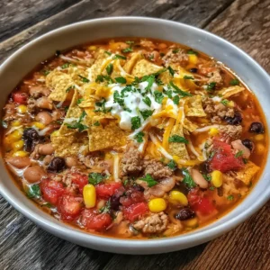 Hearty 7 Can Taco Soup – The Ultimate Dump-and-Simmer Dinner