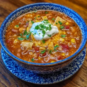 Hearty 7 Can Taco Soup – The Ultimate Dump-and-Simmer Dinner