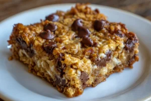 Cottage Cheese Oatmeal Chocolate Chip Bars