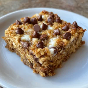 Cottage Cheese Oatmeal Chocolate Chip Bars
