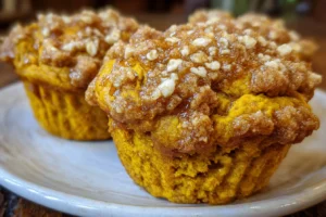 Cottage Cheese Pumpkin Muffins