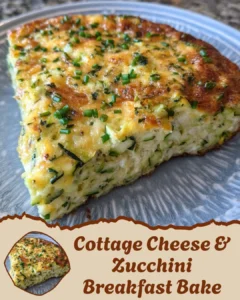 Cottage Cheese & Zucchini Breakfast Bake