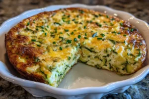 Cottage Cheese & Zucchini Breakfast Bake