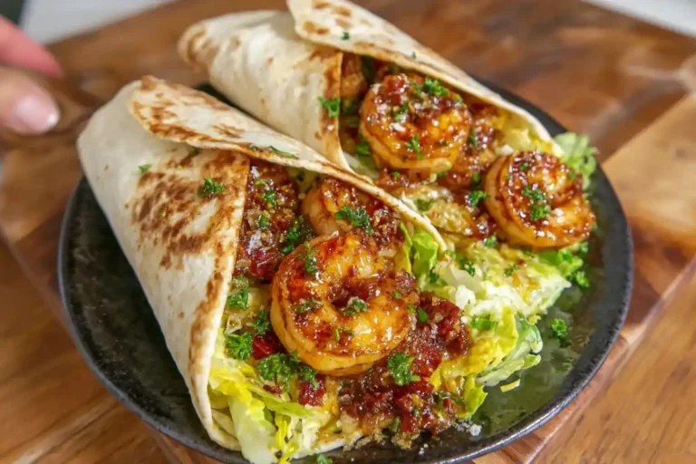Cajun Parmesan Shrimp Wraps