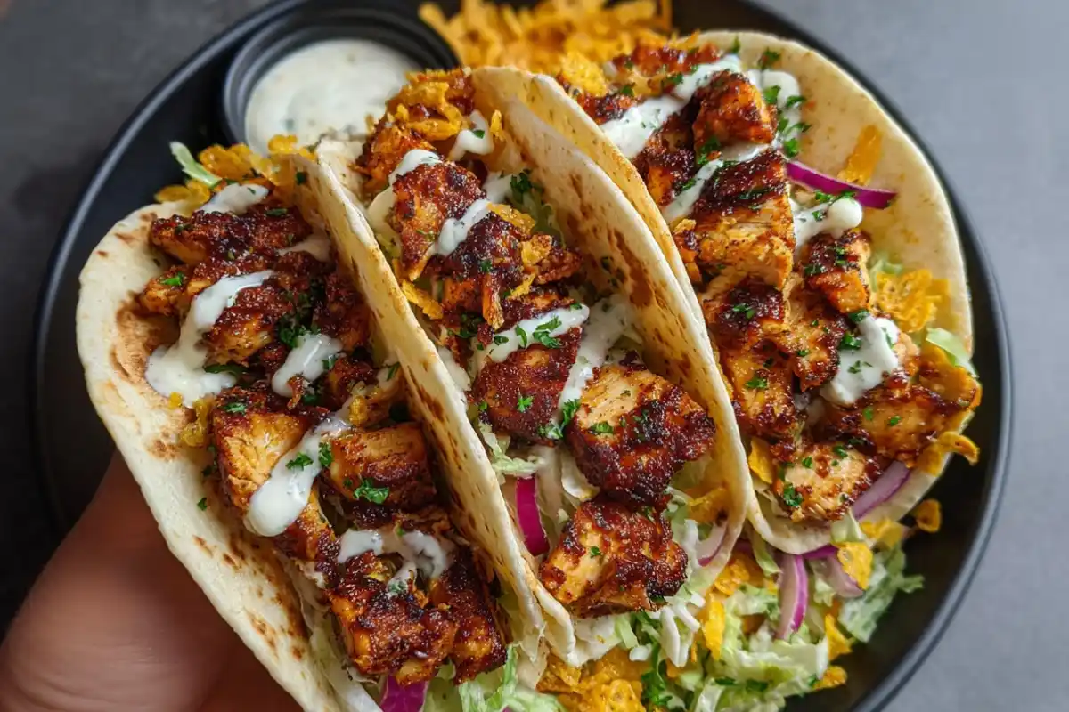 Smoky BBQ Cajun Chicken Wraps