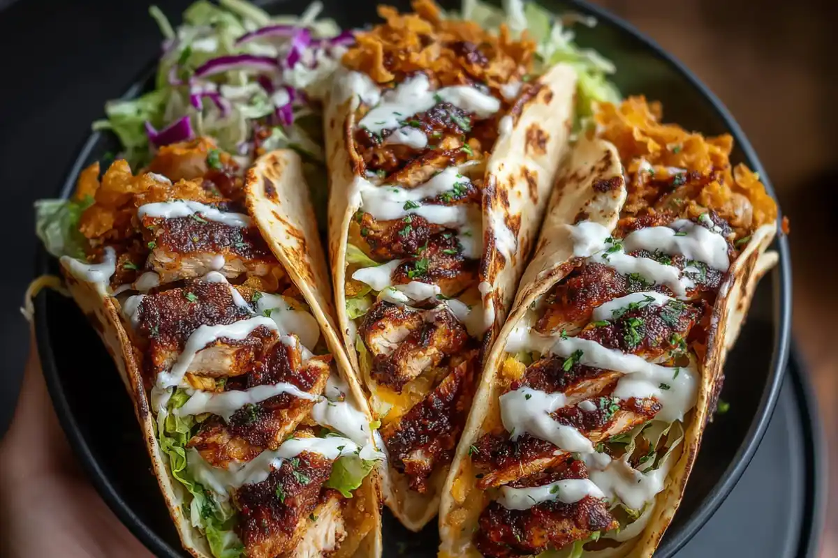Smoky BBQ Cajun Chicken Wraps