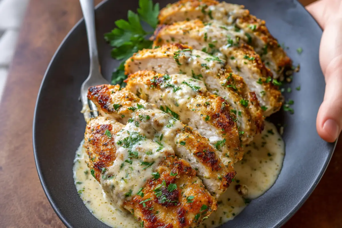 Melt In Your Mouth Caesar Chicken