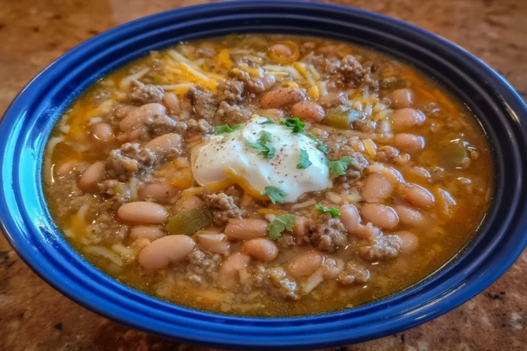 Green Chile and Beef Soup