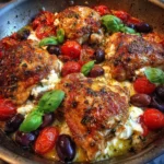 One-Pan Mediterranean Cottage Cheese Chicken