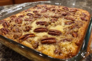 Pecan Pie Dump Cake