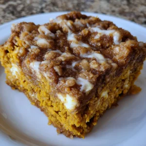 Pumpkin Maple Cottage Cheese Coffee Cake