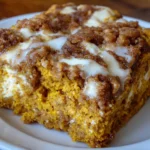 Pumpkin Maple Cottage Cheese Coffee Cake