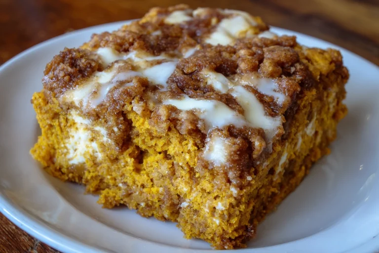 Pumpkin Maple Cottage Cheese Coffee Cake