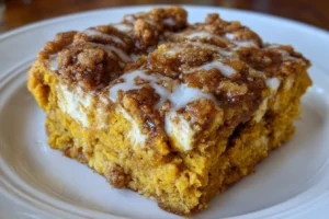 Pumpkin Maple Cottage Cheese Coffee Cake