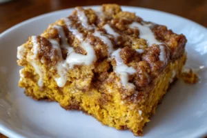 Pumpkin Maple Cottage Cheese Coffee Cake