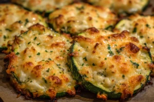 Zucchini & Cottage Cheese Cheddar Crisps
