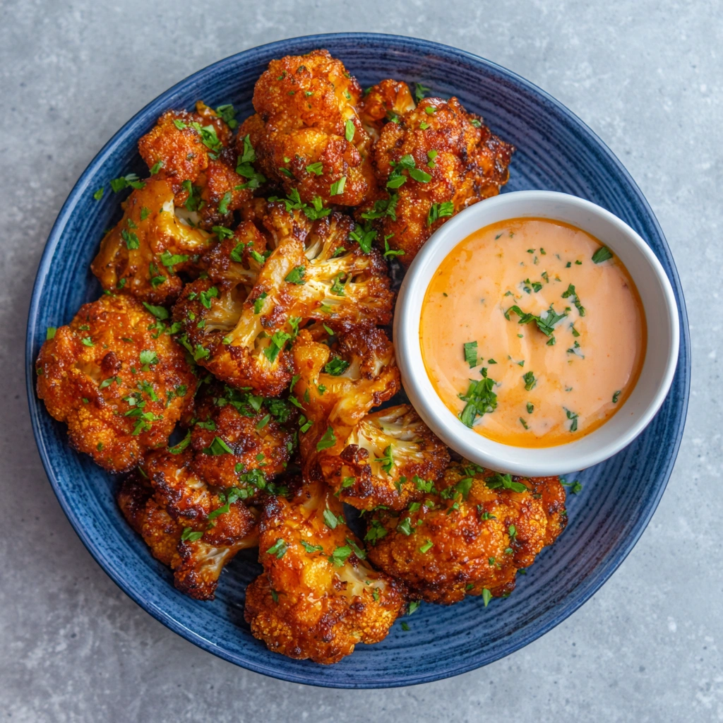 Air Fryer Buffalo Cauliflower Recipe