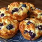 Blueberry Cottage Cheese Morning Muffins