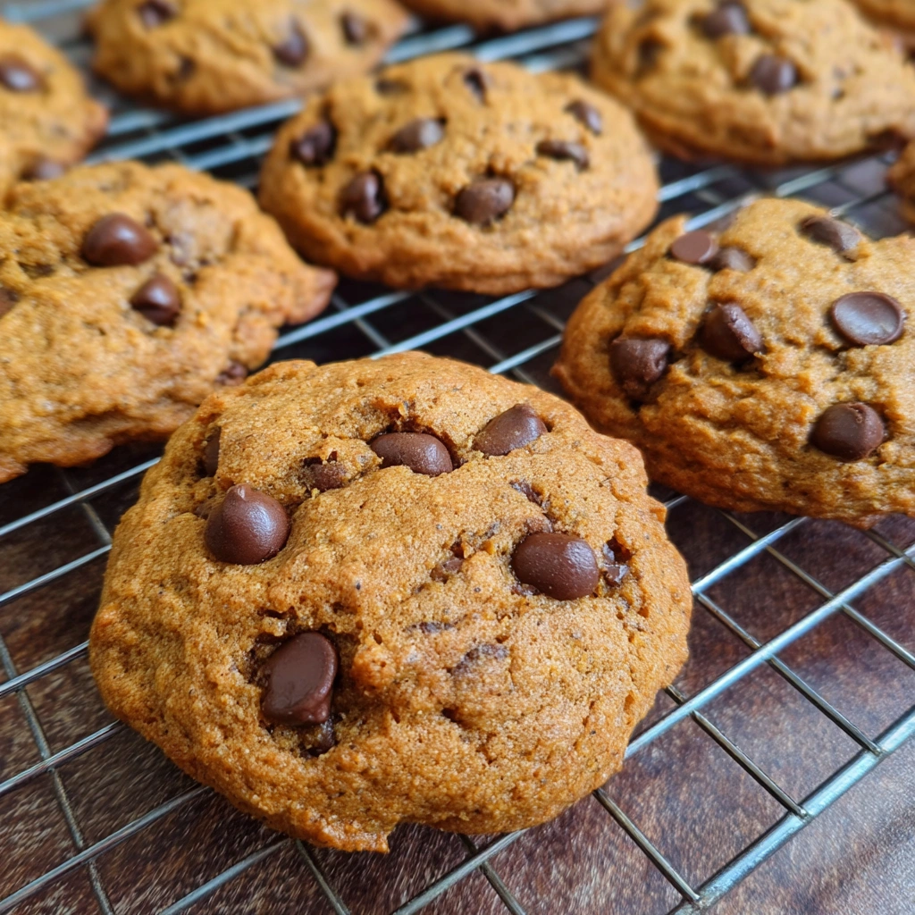 Brown Butter Pumpkin Chocolate Chip Cookies