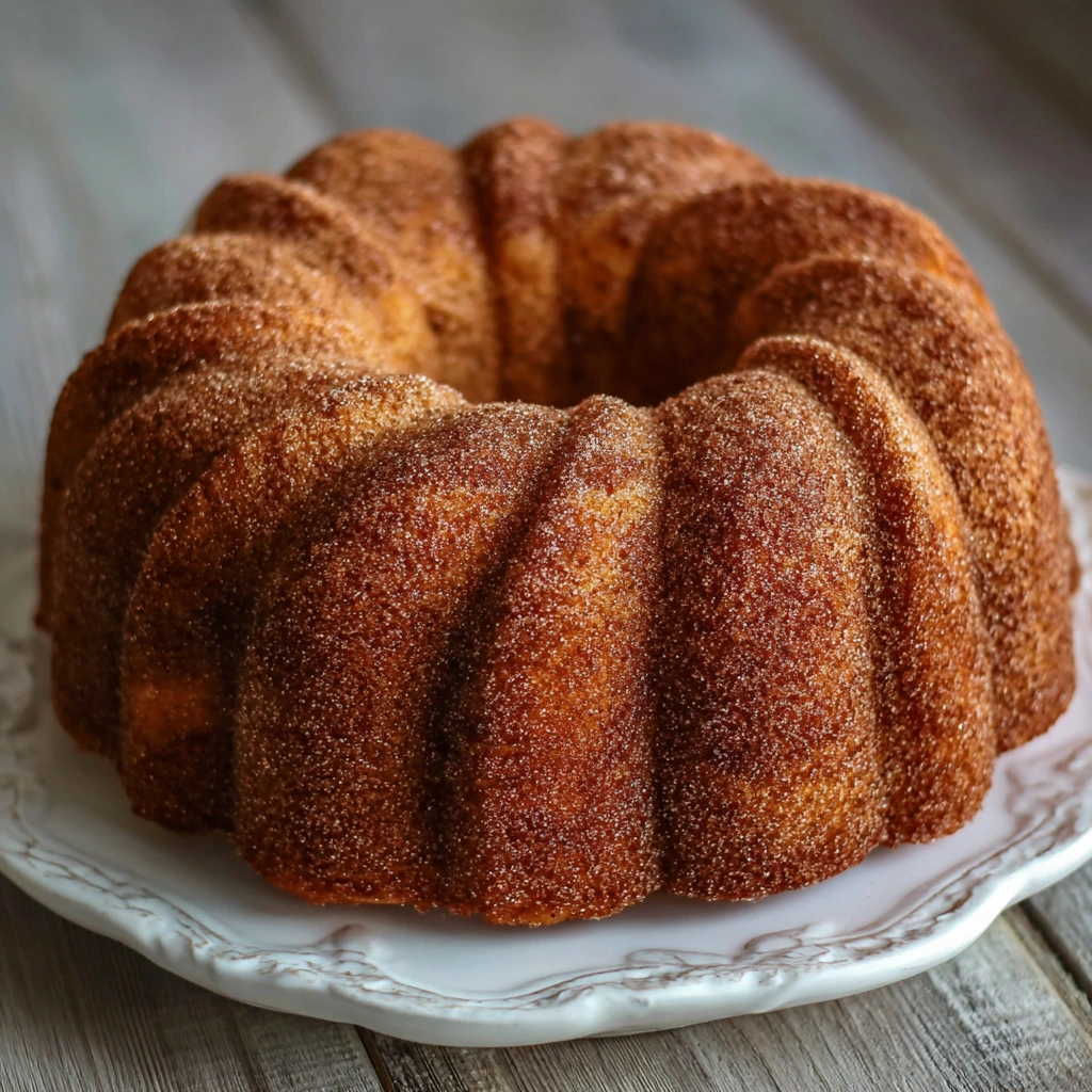 Easy Apple Cider Donut Bundt Cake