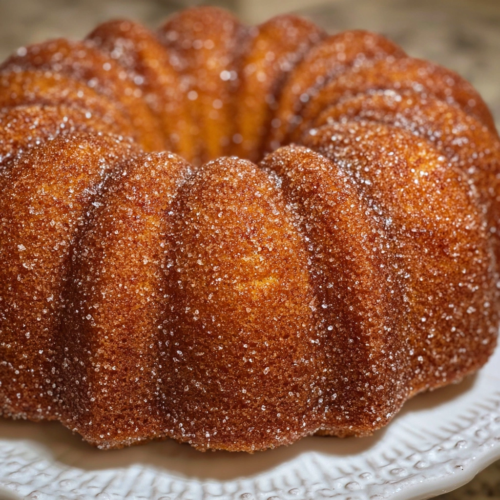 Easy Apple Cider Donut Bundt Cake