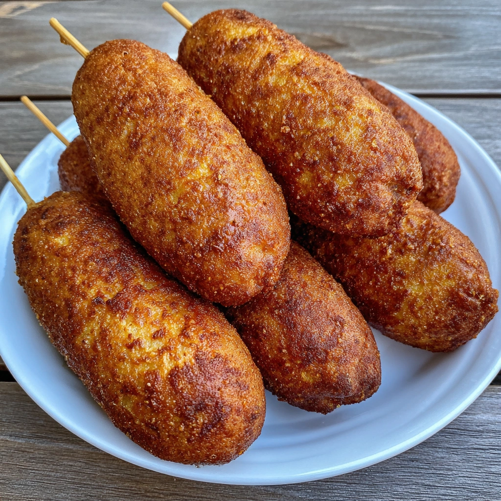 Easy Gluten Free Corn Dogs