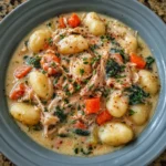 Easy Rotisserie Chicken Gnocchi Soup